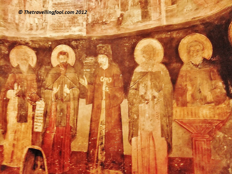 Frescos inside st Naum Church